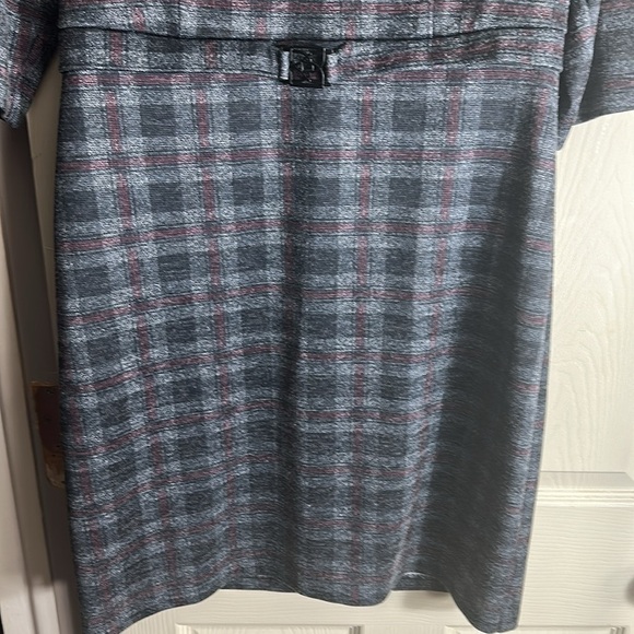 Connected Apparel Plaid Dress Size 16 - Picture 5 of 10